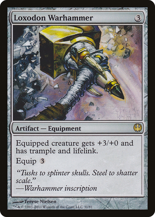 Loxodon Warhammer (031) - Duel Decks: Knights vs. Dragons
