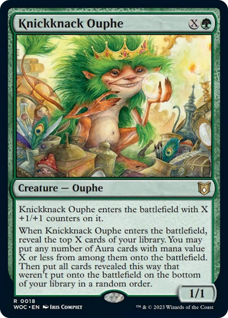 Knickknack Ouphe [Wilds of Eldraine Commander] | Silver Goblin