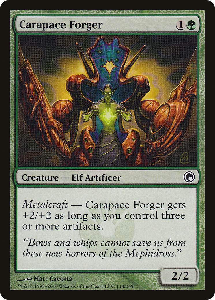 Carapace Forger [Scars of Mirrodin] Foil