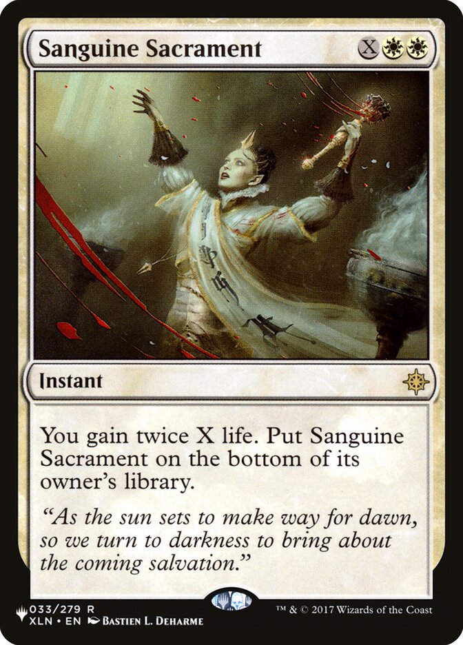 Sanguine Sacrament [The List] | Silver Goblin