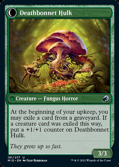 Deathbonnet Sprout // Deathbonnet Hulk (181) - Innistrad: Midnight Hunt