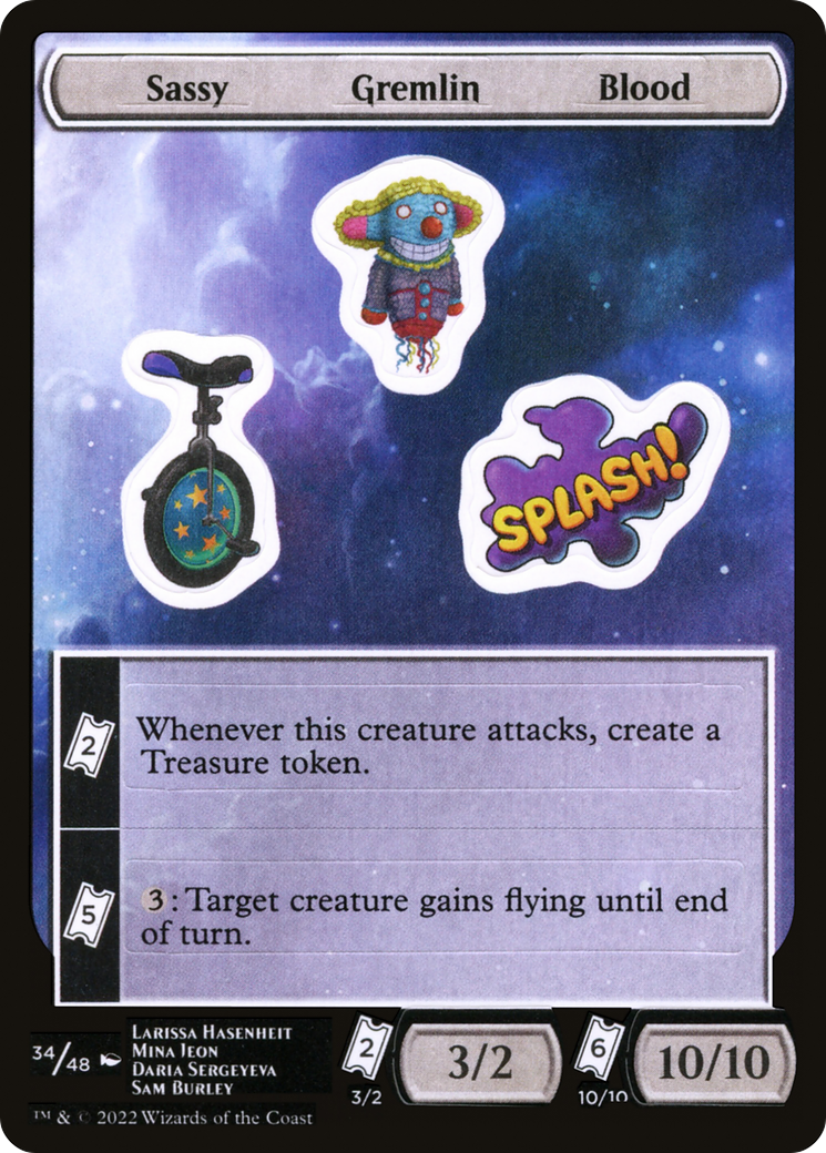 Sassy Gremlin Blood [Unfinity Stickers]