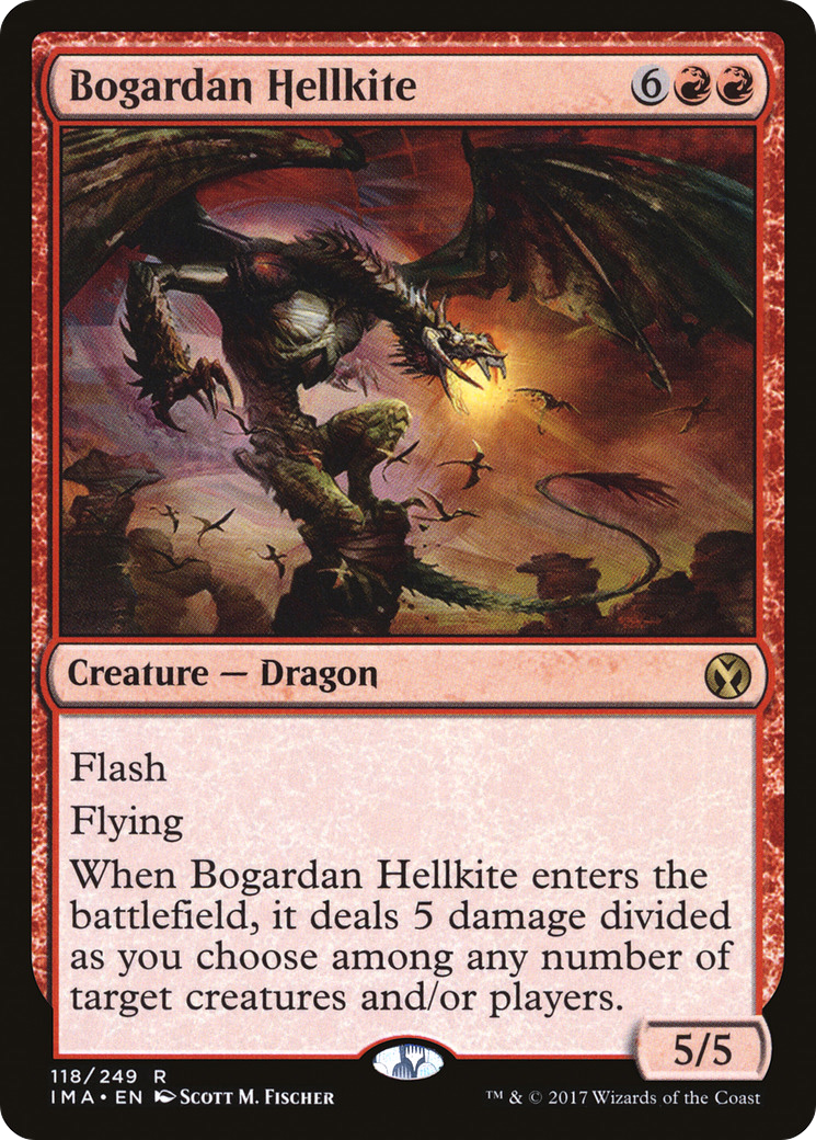Bogardan Hellkite (118) Foil - Iconic Masters
