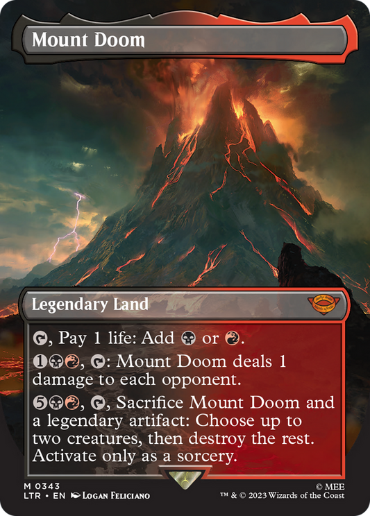 Mount Doom (Borderless) (343) - The Lord of the Rings: Tales of Middle-earth