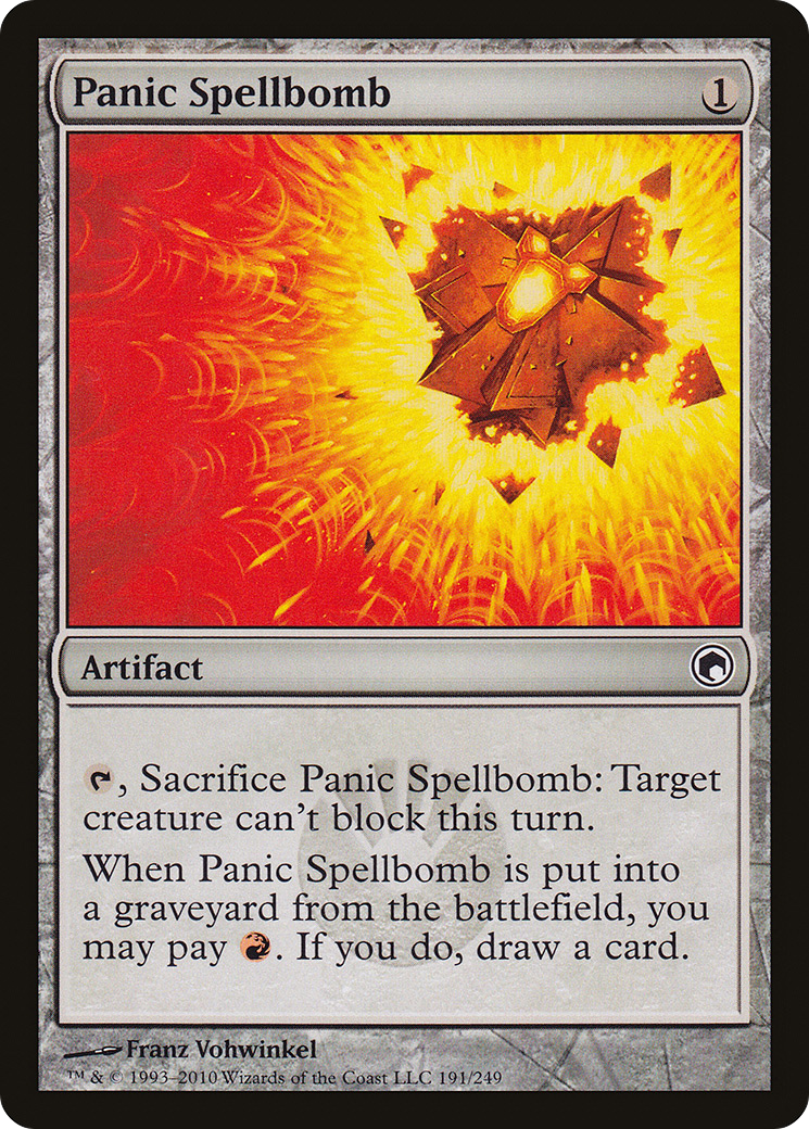 Panic Spellbomb (191) - Scars of Mirrodin