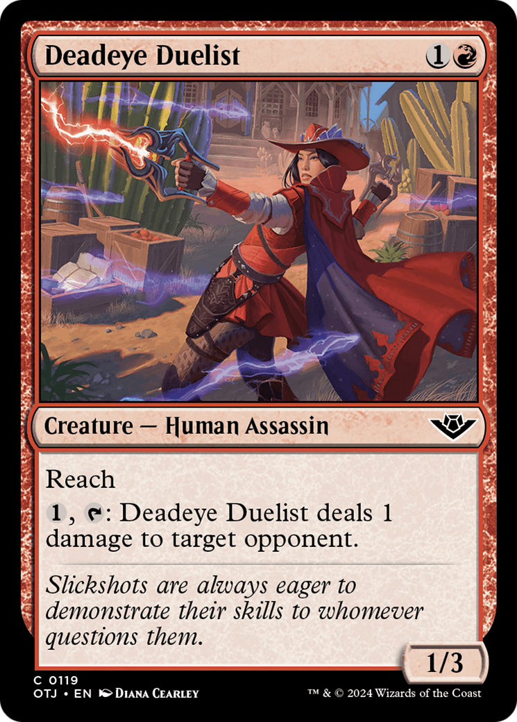Deadeye Duelist (119) Foil - Outlaws of Thunder Junction