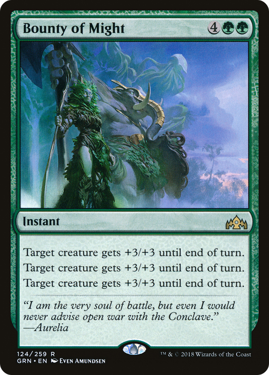 Bounty of Might (124) Foil - Guilds of Ravnica