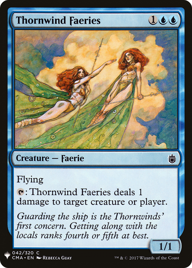 Thornwind Faeries (CMA-42) - The List