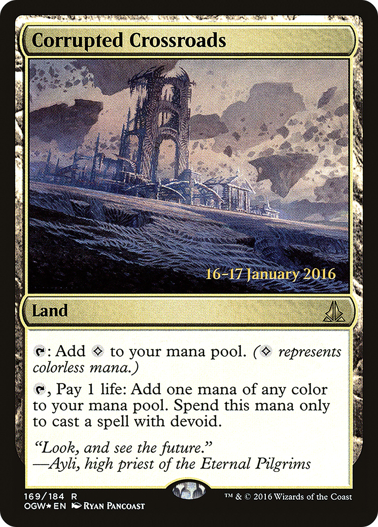 Corrupted Crossroads (169) Foil - Oath of the Gatewatch Promos