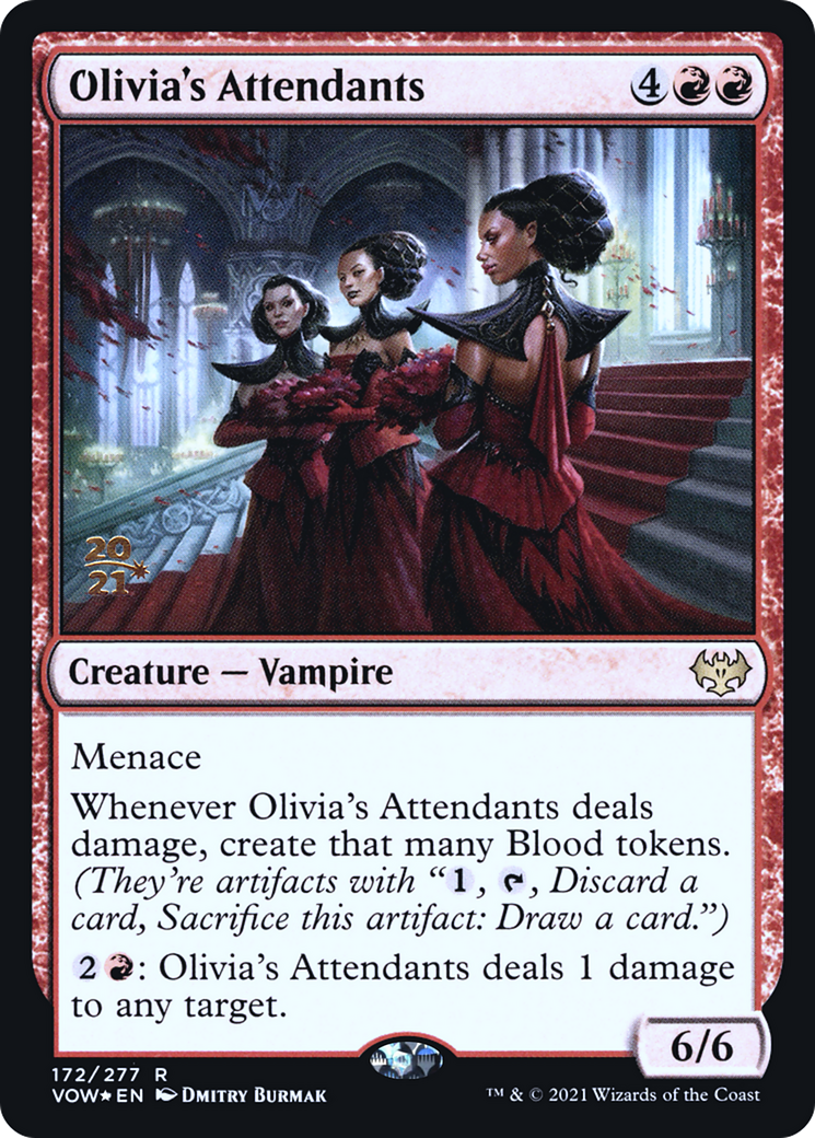 Olivia's Attendants (172s) Foil - Innistrad: Crimson Vow Promos