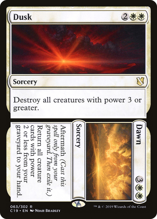 Dusk // Dawn (063) - Commander 2019