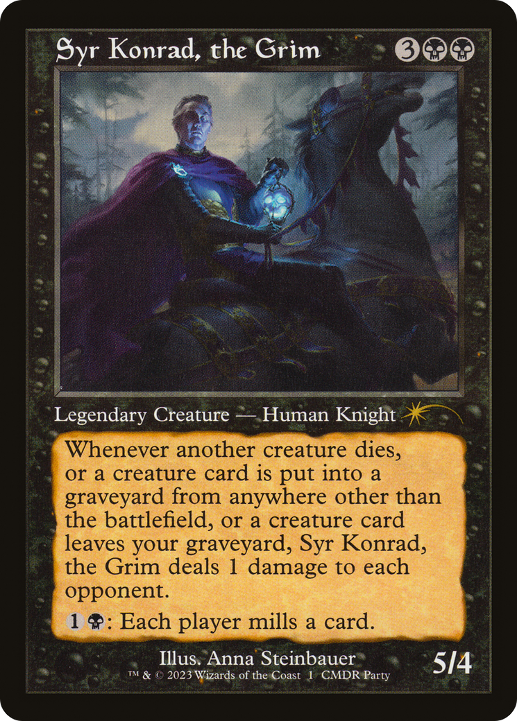 Syr Konrad, the Grim (Retro) (005) Foil - Wizards Play Network 2023