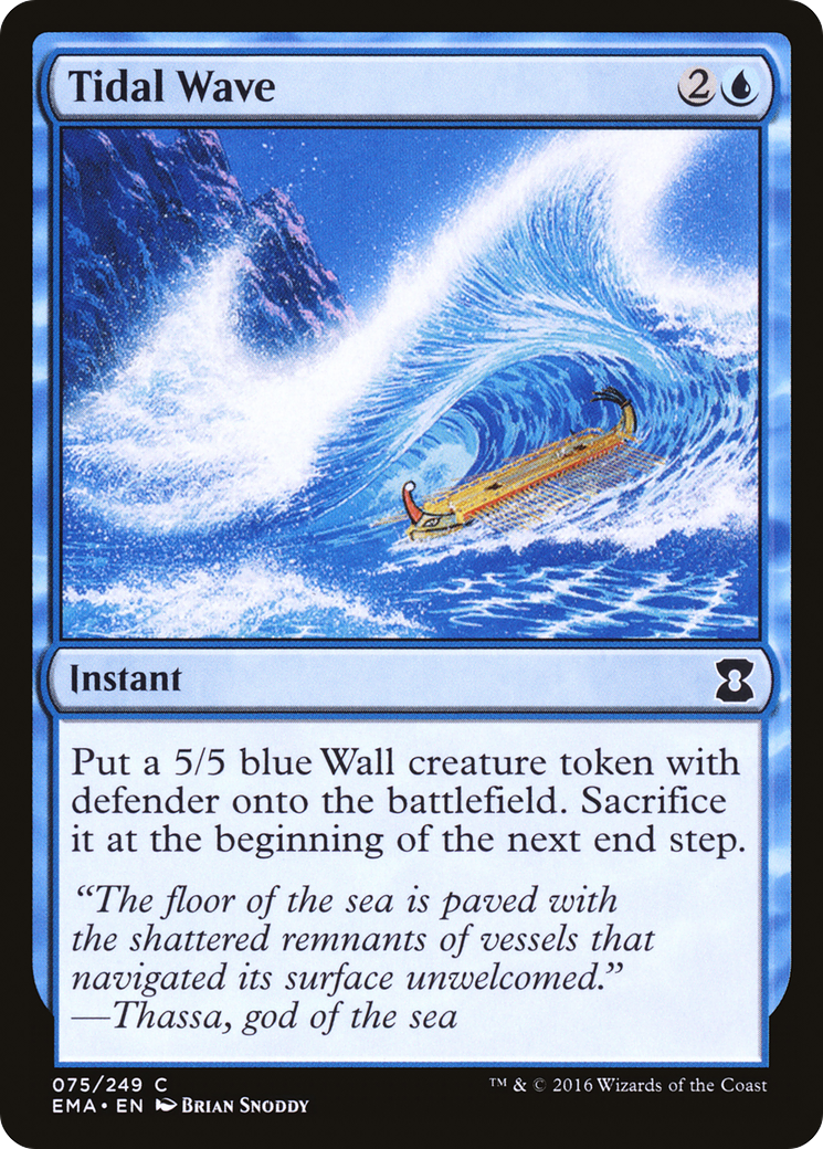 Tidal Wave (075) Foil - Eternal Masters