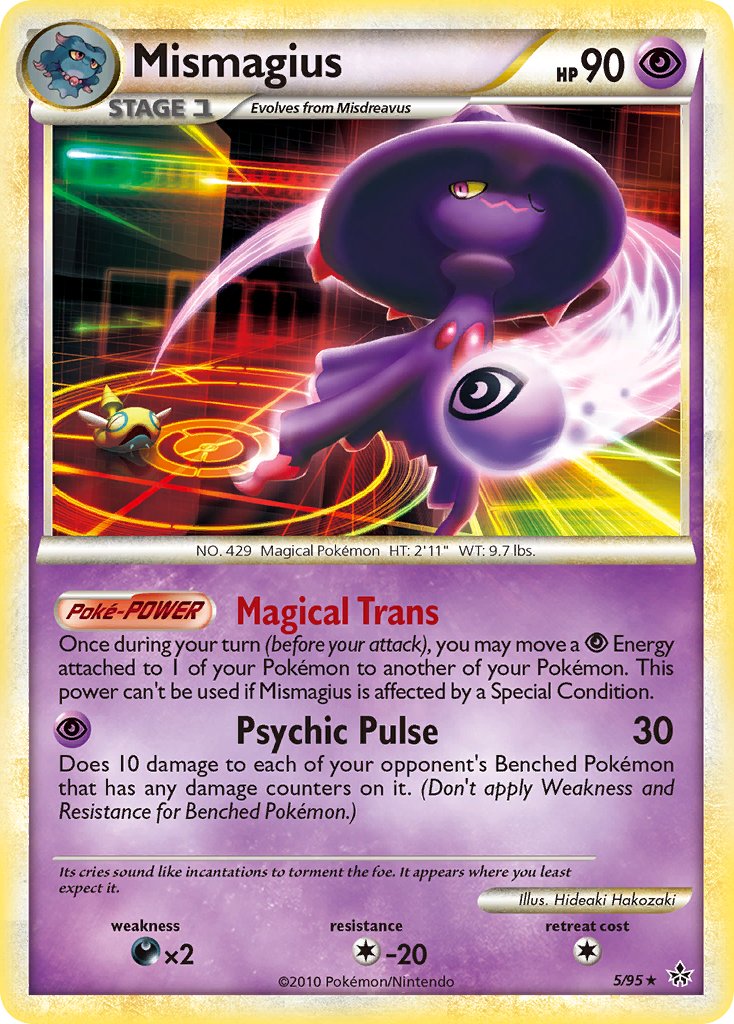 Mismagius (5/95) (Theme Deck Exclusive) [HeartGold & SoulSilver: Unleashed] | Silver Goblin