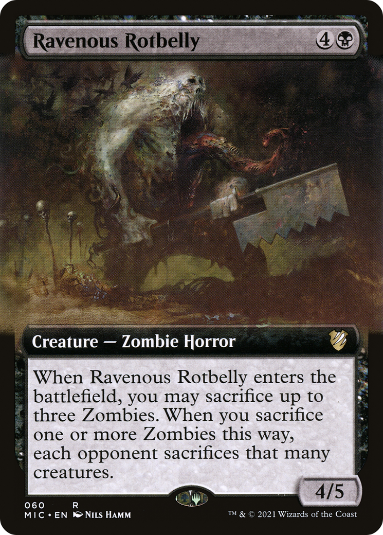 Ravenous Rotbelly (Extended Art) (060) - Midnight Hunt Commander