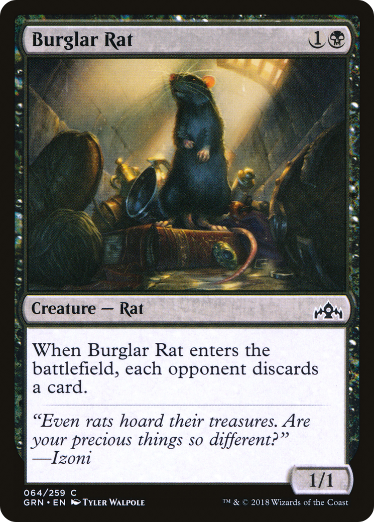 Burglar Rat [Guilds of Ravnica] Foil