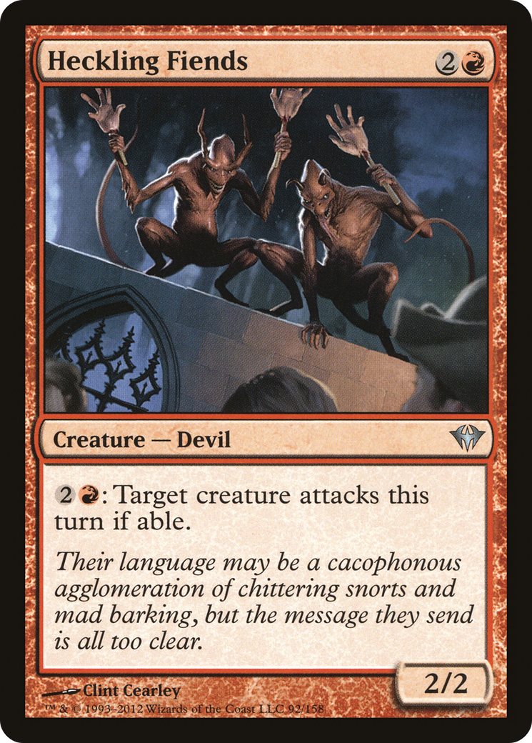 Heckling Fiends (092) Foil - Dark Ascension