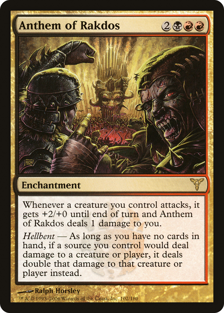 Anthem of Rakdos (102) Foil - Dissension