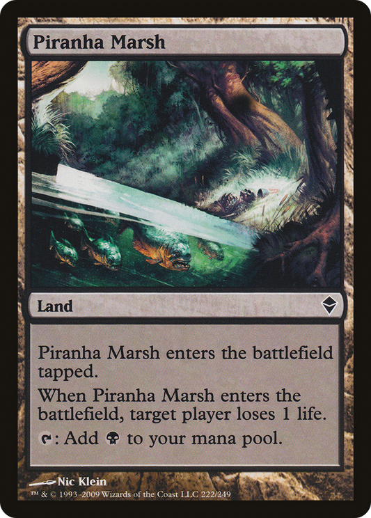 Piranha Marsh (222) - Zendikar