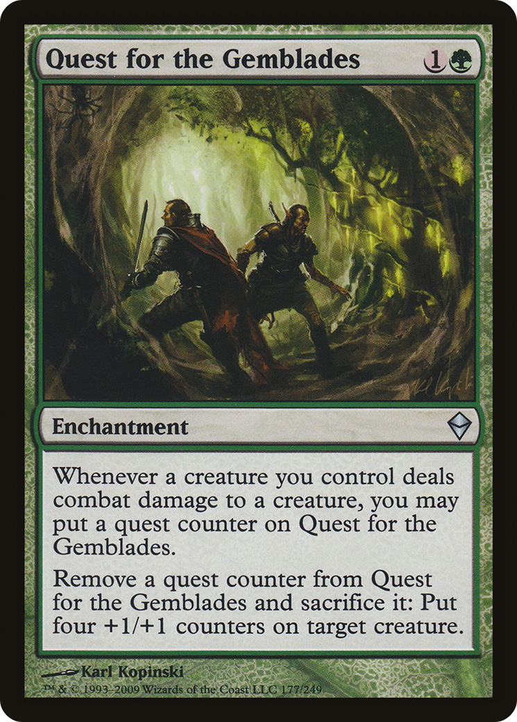 Quest for the Gemblades (177) Foil - Zendikar