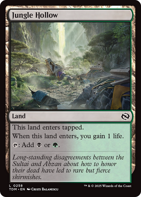 Jungle Hollow (258) Foil - Tarkir: Dragonstorm