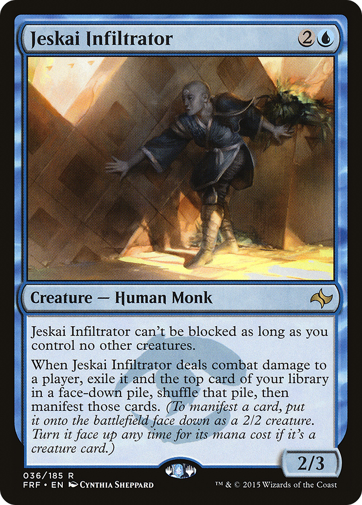 Jeskai Infiltrator (036) Foil - Fate Reforged