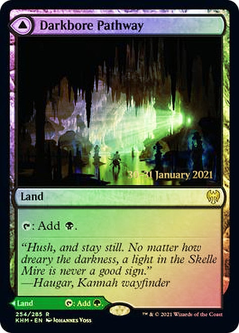 Darkbore Pathway // Slitherbore Pathway (254s) Foil - Kaldheim Promos