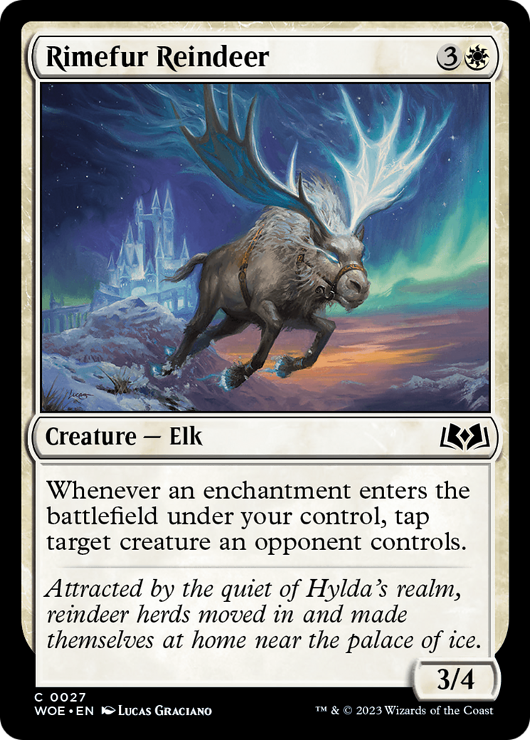 Rimefur Reindeer [Wilds of Eldraine] | Silver Goblin