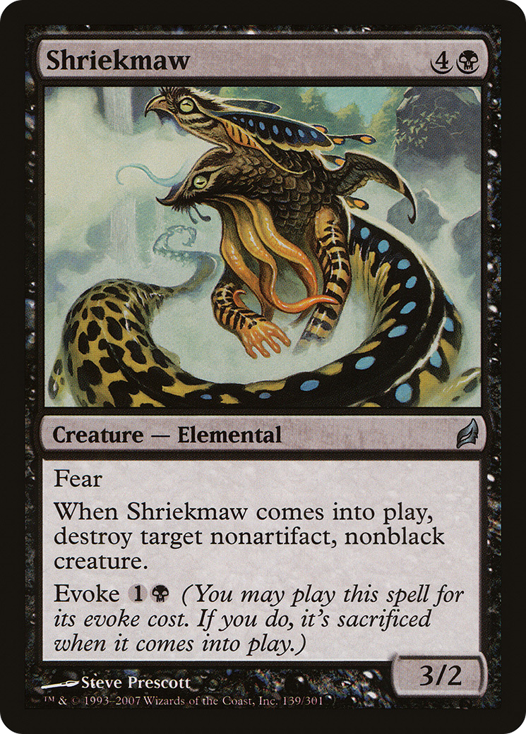 Shriekmaw (139) Foil - Lorwyn