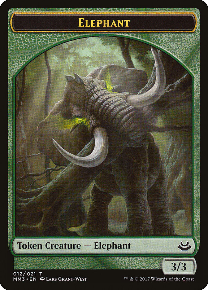 Elephant Token [Modern Masters 2017 Tokens] | Silver Goblin