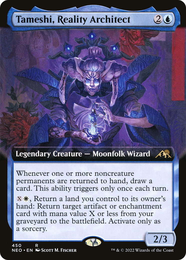 Tameshi, Reality Architect (Extended Art) (450) - Kamigawa: Neon Dynasty