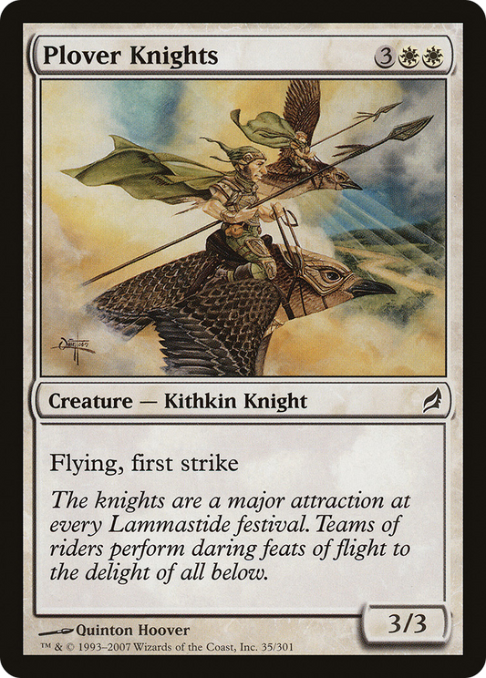 Plover Knights [Lorwyn] Foil