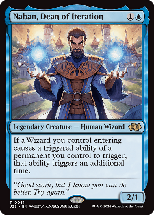 Naban, Dean of Iteration (Anime) (J25061)  - Foundations Jumpstart