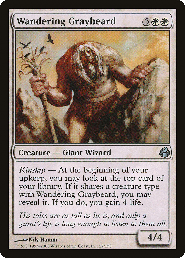 Wandering Graybeard (027) - Morningtide Foil