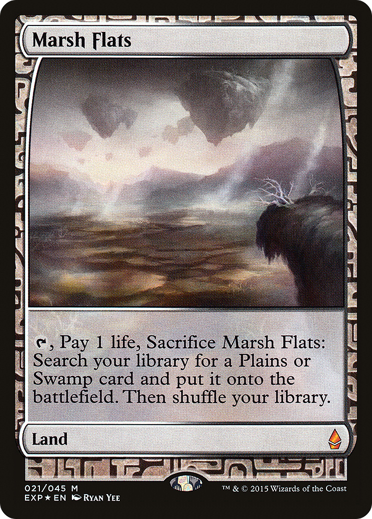 Marsh Flats (021) Foil - Zendikar Expeditions