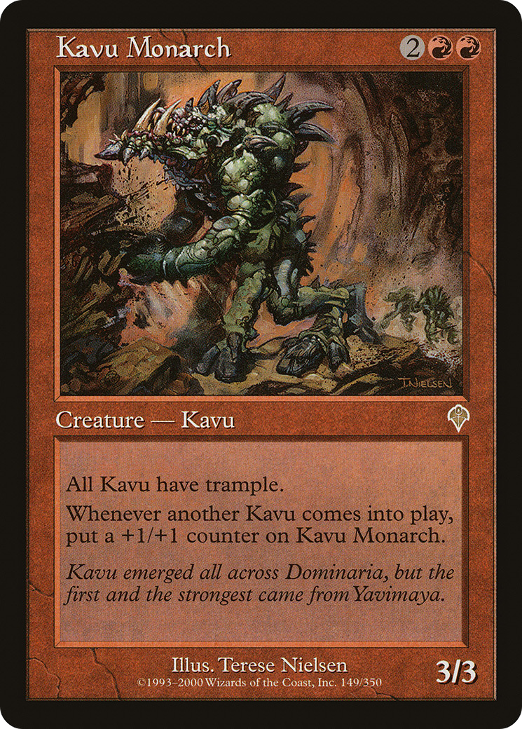 Kavu Monarch [Invasion] Foil