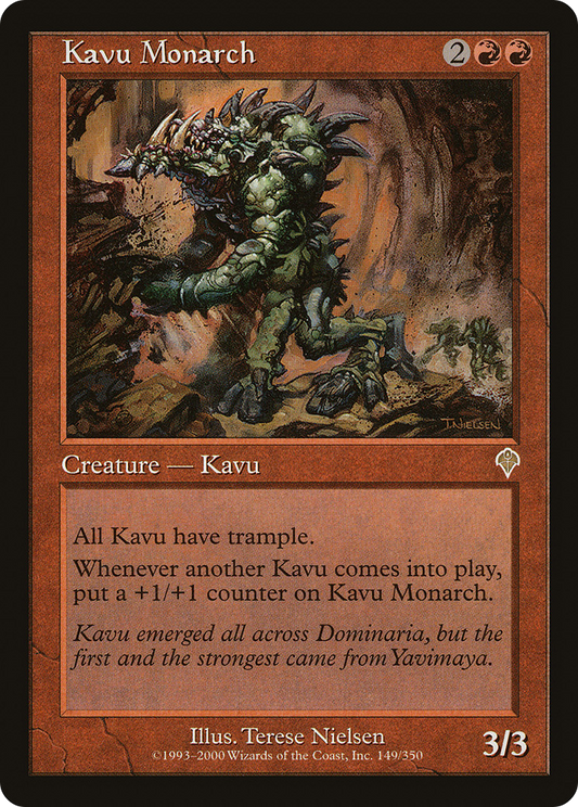 Kavu Monarch [Invasion] Foil