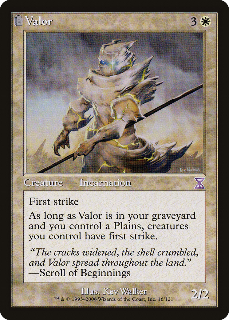 Valor (Retro) (016) - Time Spiral Timeshifted