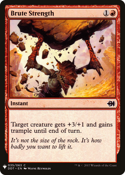 Brute Strength (DDT-35) - The List