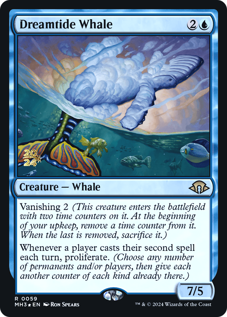 Dreamtide Whale (059) Foil - Modern Horizons 3 Promos