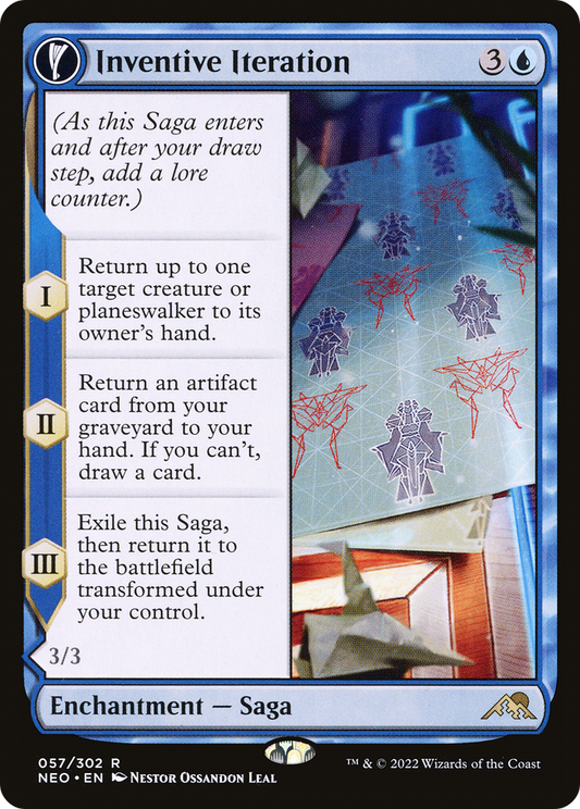 Inventive Iteration (057) Foil - Kamigawa: Neon Dynasty