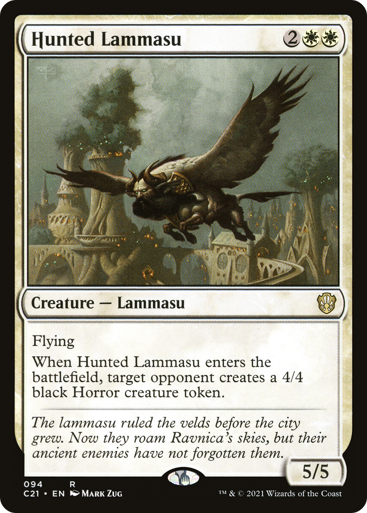 Hunted Lammasu [Commander 2021] | Silver Goblin