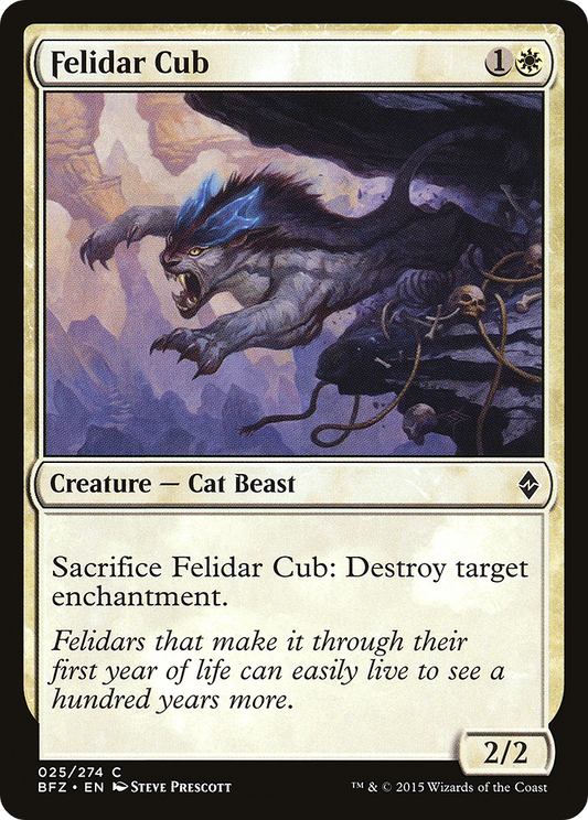 Felidar Cub (025) - Battle for Zendikar
