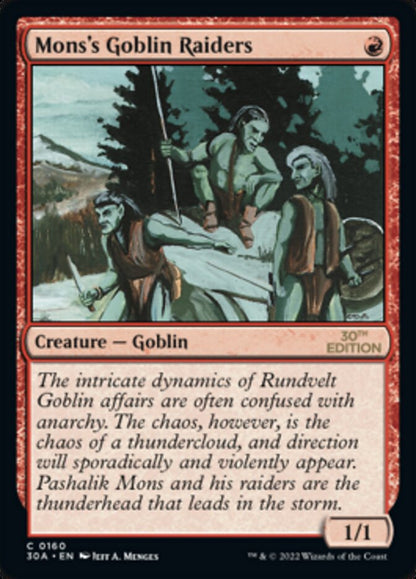 Mons's Goblin Raiders (160) - 30th Anniversary Edition