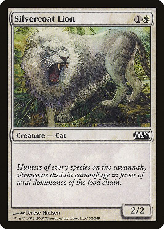 Silvercoat Lion [Magic 2010] Foil