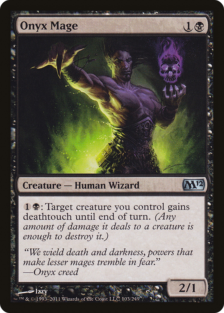 Onyx Mage (103) Foil - Magic 2012