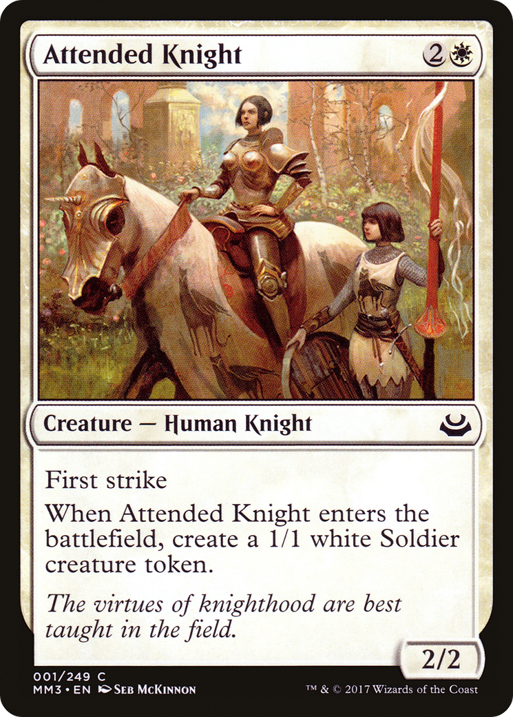 Attended Knight (001) - Modern Masters 2017