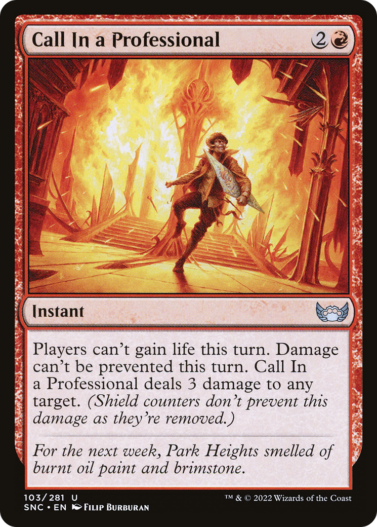 Call In a Professional [Streets of New Capenna] Foil