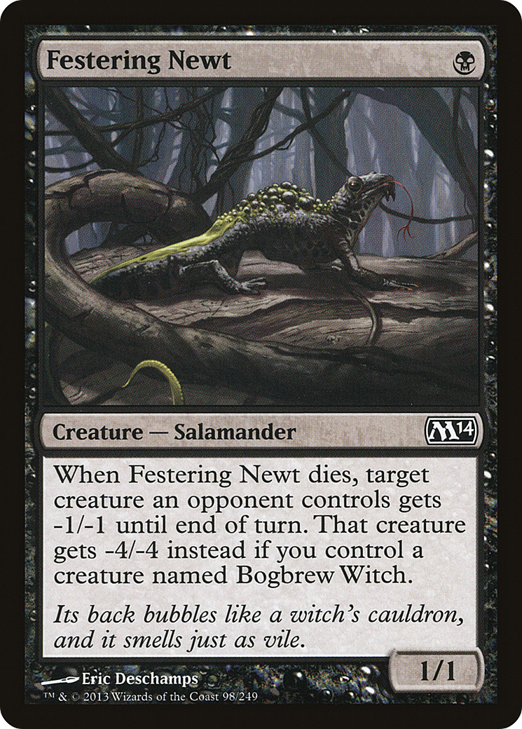 Festering Newt [Magic 2014] | Silver Goblin