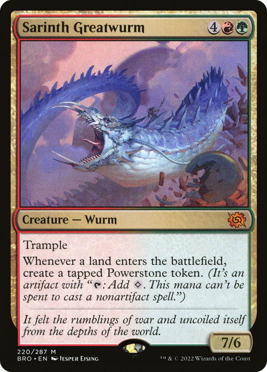 Sarinth Greatwurm (220) - The Brothers' War